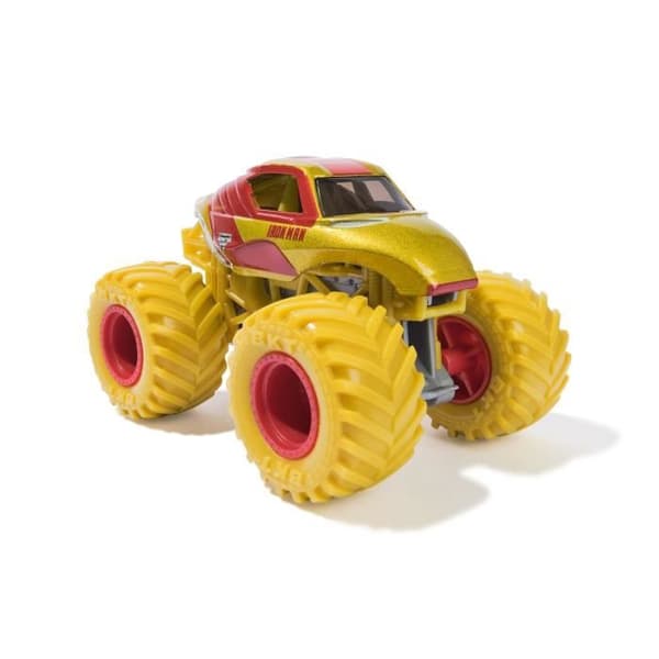 SPIN MASTER-PAKKE MED 5 MARVEL-SKULPULVEREDE KØRETØJER 1:64 Monster Jam