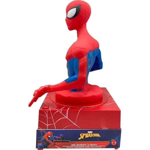 Spider-Man 3D-figur väckarklocka - BARN LICENSERING - SPD3621