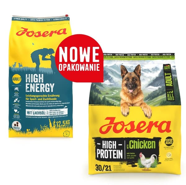 JOSERA High Protein Kyckling - torrfoder för hundar - 12,5 kg