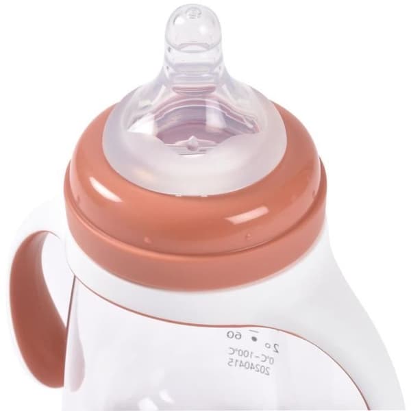 2-i-1 Träningsflaska - BEABA - 210 ml - Terrakotta