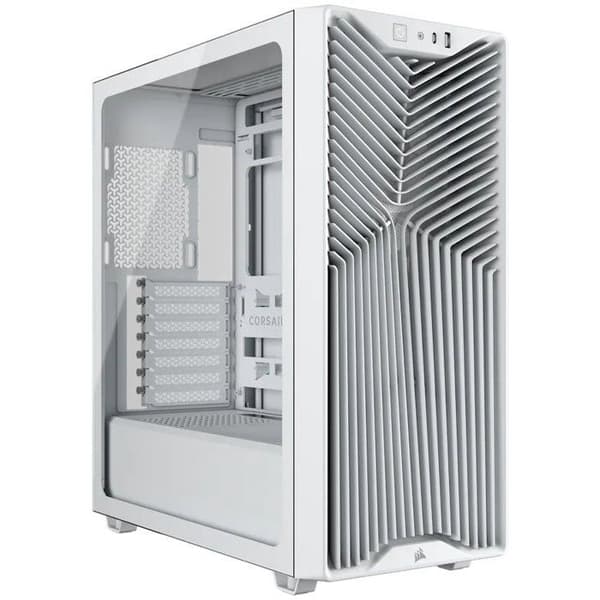 PC-chassi - CORSAIR - 3200D RS - Midi Tower - 3 RS120-fläktar - Vit