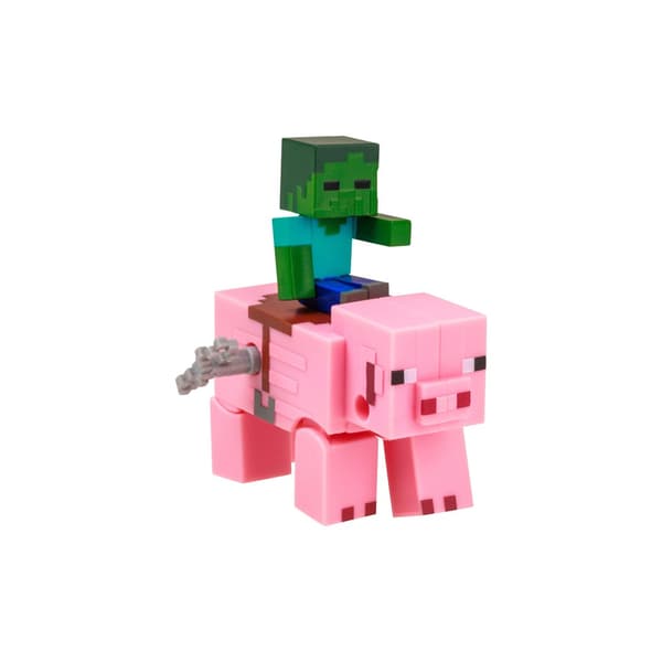 MINECRAFT S2 3D TRÆK-OP LEGETØJ - BABY ZOMBIE & GRIS