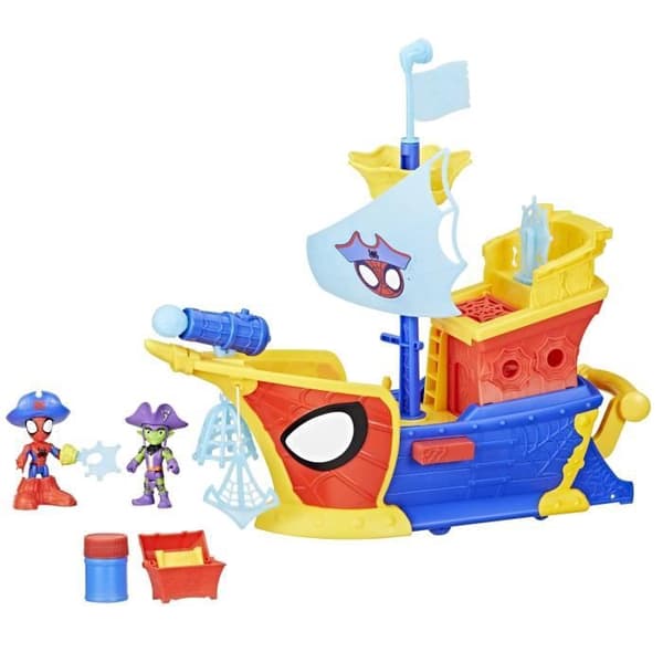 Spidey Piratskib Bobler og Vandspind, Marvel Spidey og hans gode venner, 4 år