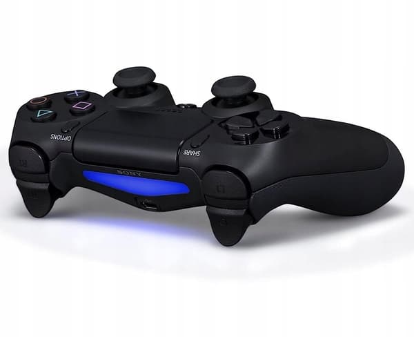 Sonyn langaton PlayStation 4 -ohjain Dualshockilla, musta