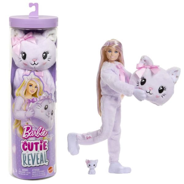 Sød afsløring - Lilla kat - Barbie - JJP64