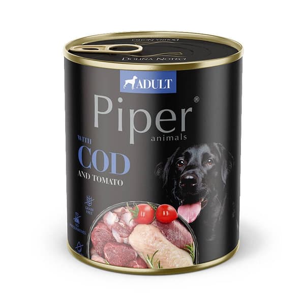 Dolina Noteci Piper med torsk - Våtfoder för hundar 800 g