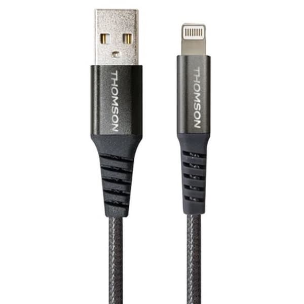 Kabel - THOMSON - Opladning og data - USB-A til Lightning 3A - 1,5 m