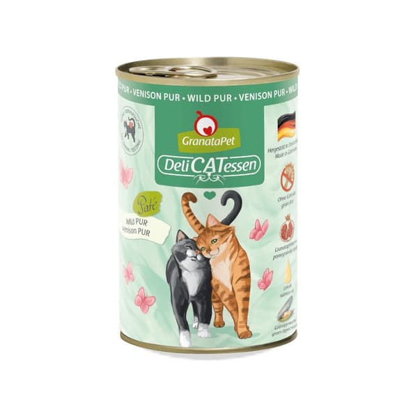GRANATAPET DeliCATessen Hjortkött - våtfoder för katter - 400 g