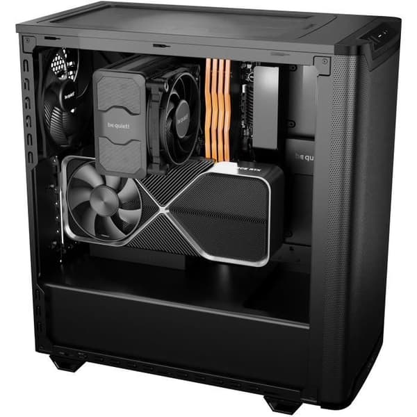PC-kabinet - BE QUIET! - Pure Base 501 Airflow Window - Sort - Miditower - Gamer