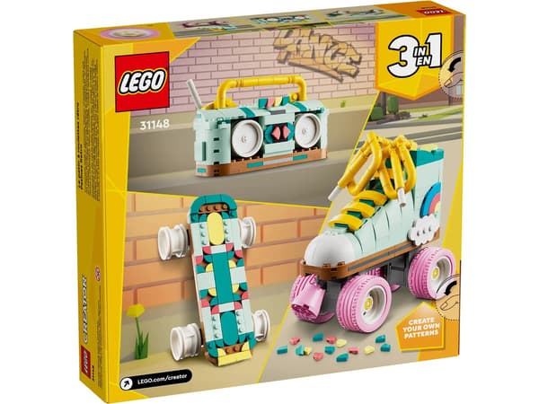 LEGO CREATOR 3 I 1 31148 RETRO RULLESKØJTE