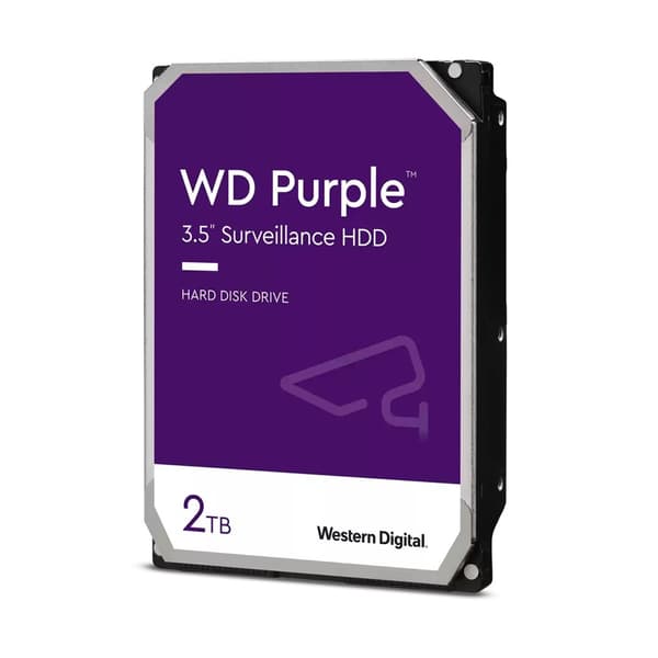 Western Digital Purple intern harddisk 2 TB 3,5" Serial ATA