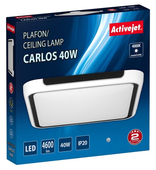 Activejet LED-taklampa AJE-CARLOS 40W