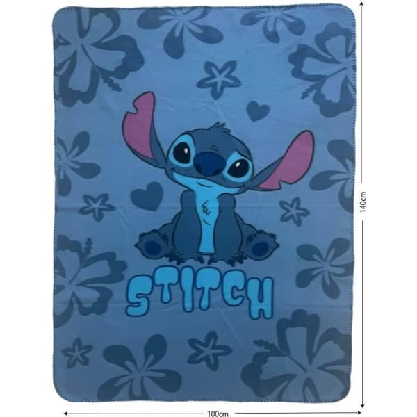 Pläd - LILO & STITCH - Stitch - 100 x 140 cm