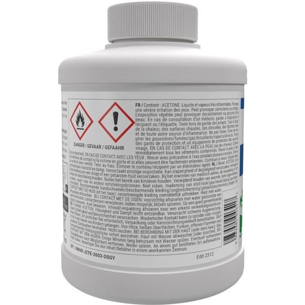 GEB Gel Plus PVC-klæbemiddel - Til stive PVC-tryk- og dræningssystemer - 500 ml