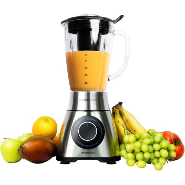 Blender - CECOTEC - Power Black Titanium PerfectiMix - 2000 W - 1,8 L - Glasskål - Rustfrit stål / Sort