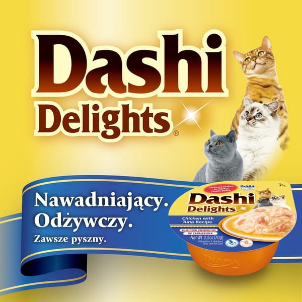INABA Dashi Delights Kylling i bouillon - kattegodbidder - 70 g
