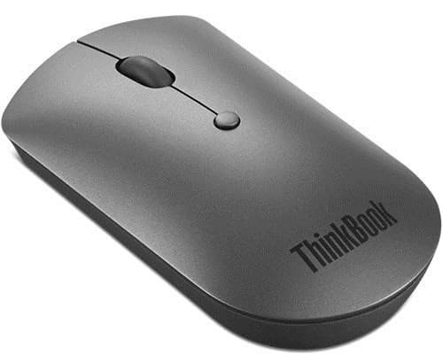 Lenovo ThinkBook-mus, kontor, ambidextrous, Bluetooth, optisk, 2400 DPI
