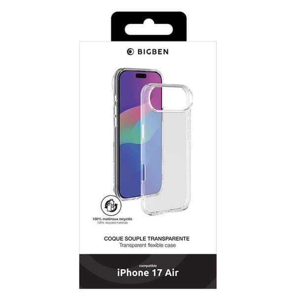 Silisoft cover - iPhone Air - Gennemsigtig