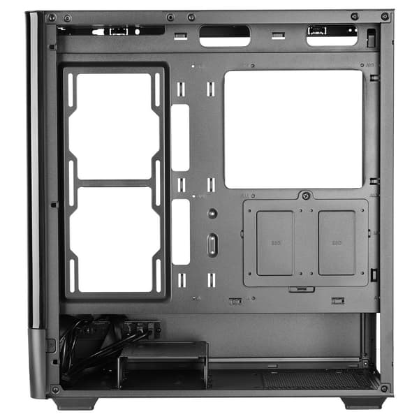 Mars Gaming MCLCDPRO computerkabinet Midi Tower Sort