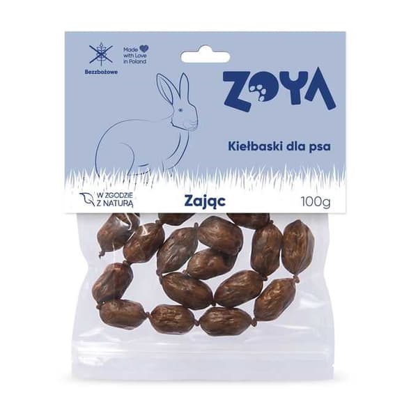 ZOYA Harepølser - hundegodbidder - 100g