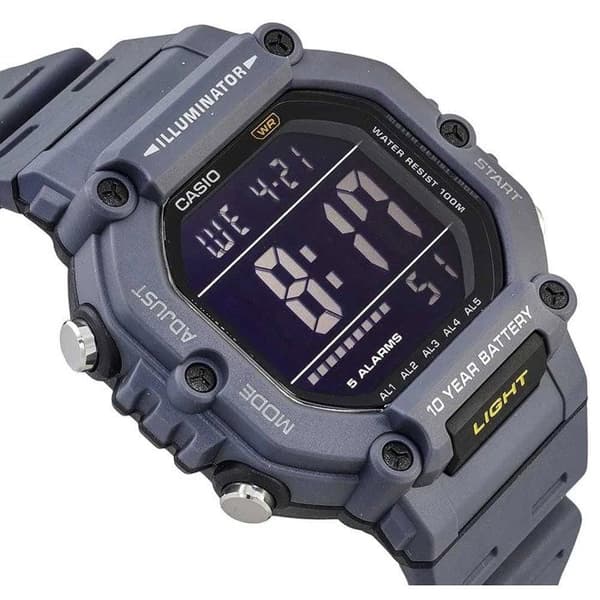 Ur - CASIO - AE-1600H - Herreur - Grå - Quartz - Digitalt