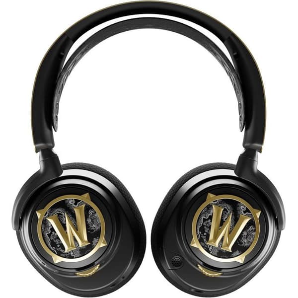 Trådløst gamingheadset - STEELSERIES - Arctis Nova 7 WOW Edition - Sort og guld