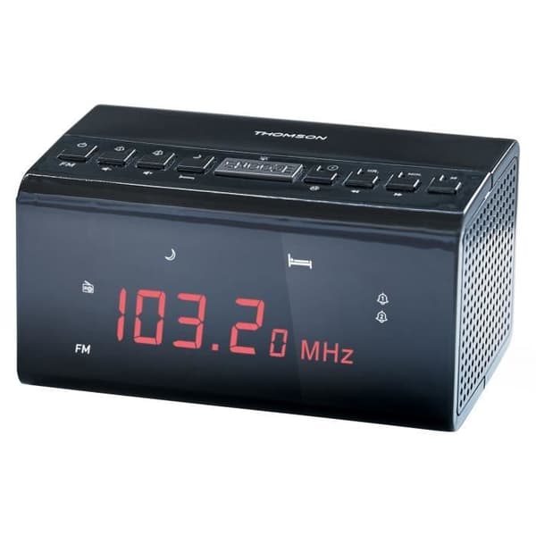 Herätyskelloradio - THOMSON - CR50 - Musta