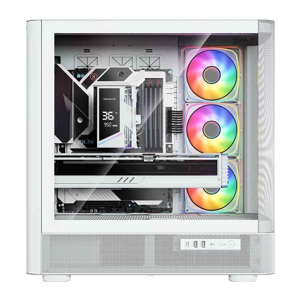 MODECOM Volcano Volcano AQ500 ARGB Midi Hvid