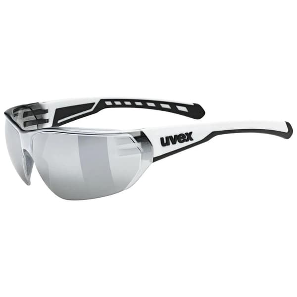 UVEX Equate cykelglasögon Vit Matt/Mirrande Silver
