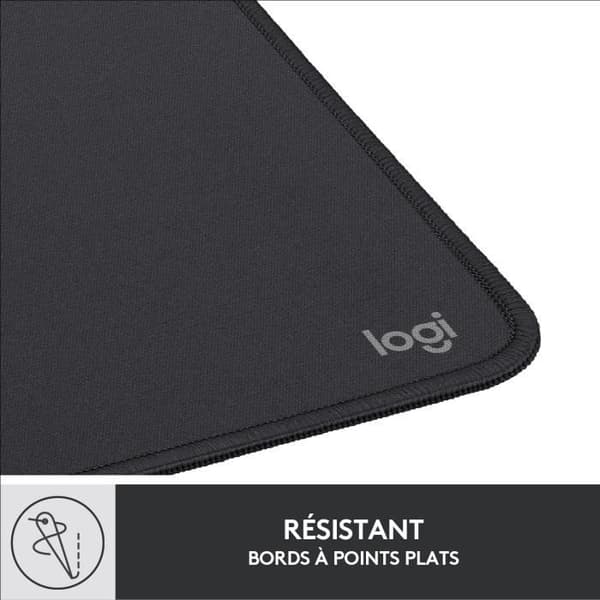 Slitstark musmatta - Logitech - Studio-serien - Easy Glide - Grafit