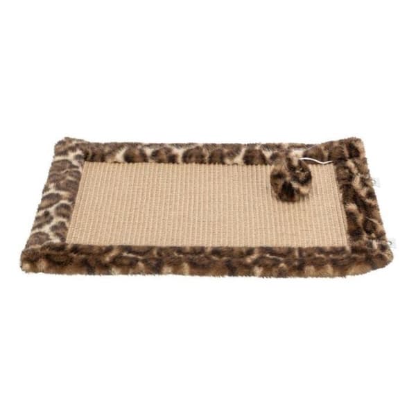 Klösmatta - TRIXIE - LEO - 55 x 35 cm - Brun leopardmönstrad