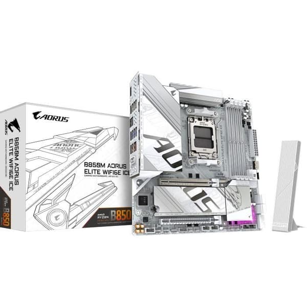 Emolevy - GIGABYTE - B850M AORUS ELITE WIFI6E ICE