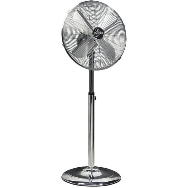 Arizona - gulvventilator Ø40cm 50w forkromet oscillerende