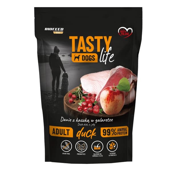 BIOFEED Tasty Dogs Life And - vådfoder til hunde - 150 g