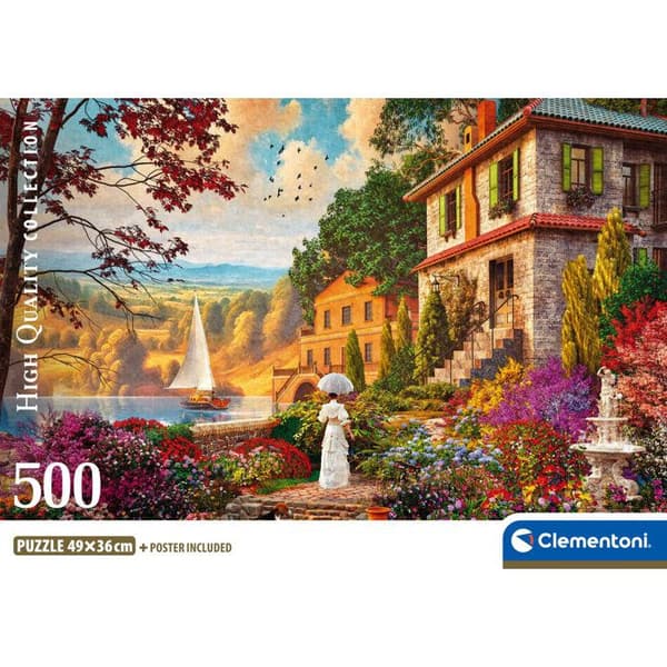 CLEMENTONI - Kompakt 500 bitar - Viktoriansk promenad