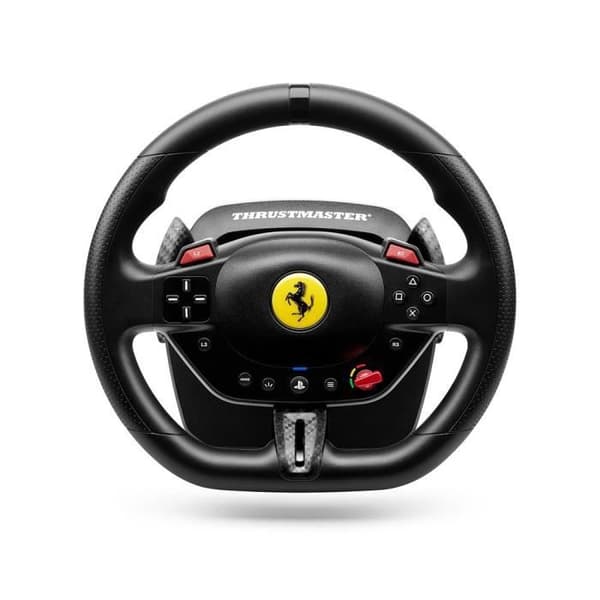 Rat + pedaler - Thrustmaster - T98-P Ferrari 296 GTB - Uden lydsystem - Kablet USB - Sort
