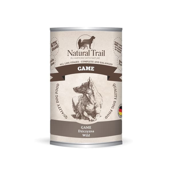 NATURAL TRAIL Vildtkød - Vådfoder til hunde - 400 g