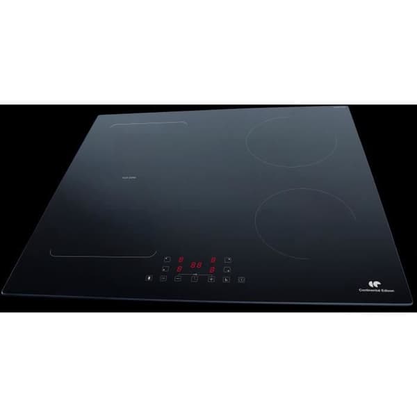 CONTINENTAL EDISON 4-zone induktionskogeplade CETI4ZFLEX3 - Flex - 7200W - 4 boostere - sort