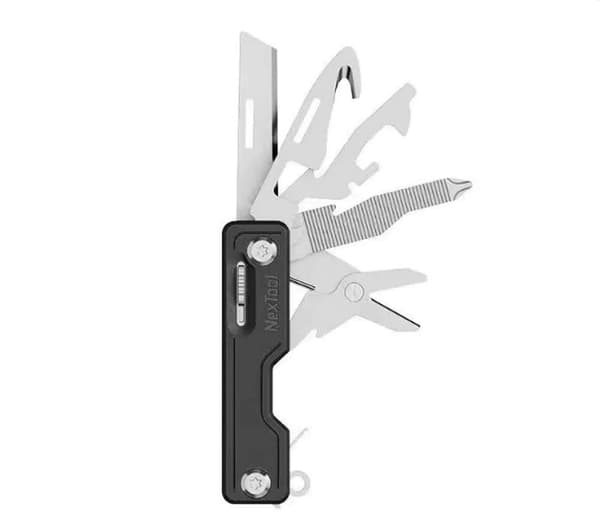 NexTool NE20096 10-i-1 multiverktygskniv, svart