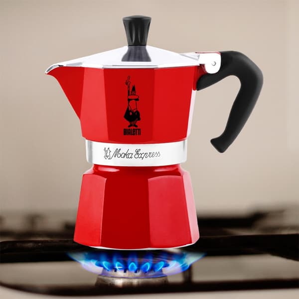 Bialetti Moka Express Moka potti Punainen