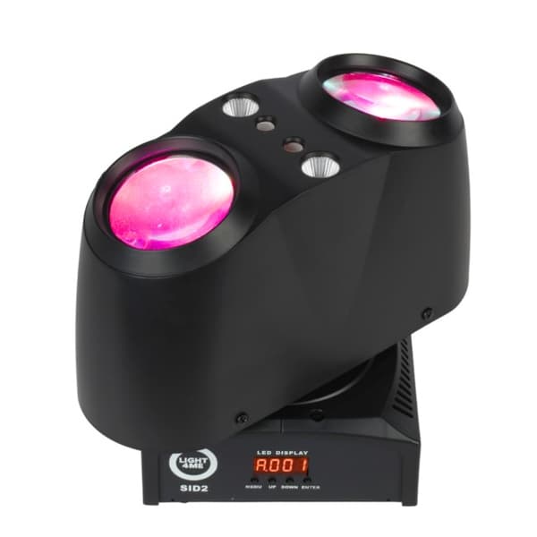 Light4Me SID2 - 4-i-1 LED multieffektlys + stråle/laser/strobeeffekt