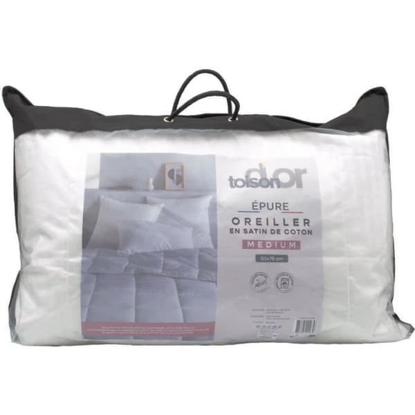 TOISON D'OR - Kudde - Epure - Medium komfort - 50x75cm - Vit