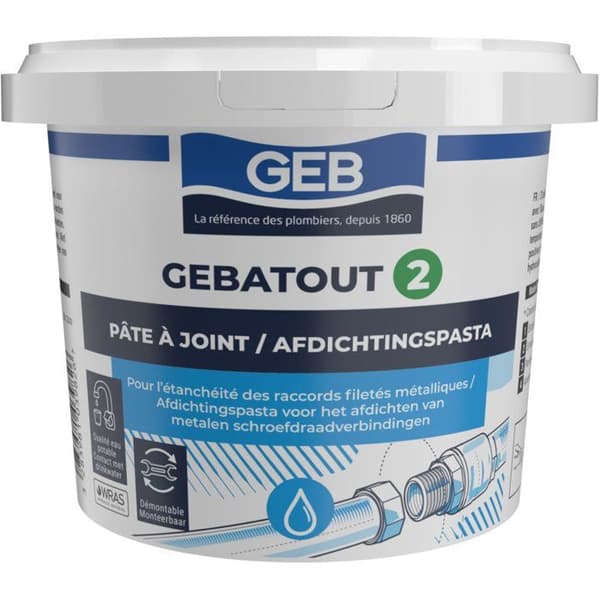 Gebatout 2 Grout - GEB - Lämplig för dricksvatten - 500 g burk