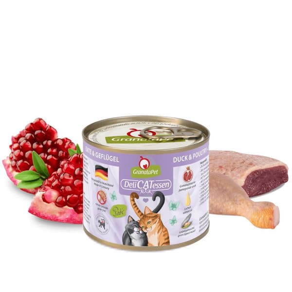 GRANATAPET DeliCATessen And og fjerkræ - vådfoder til katte - 200 g