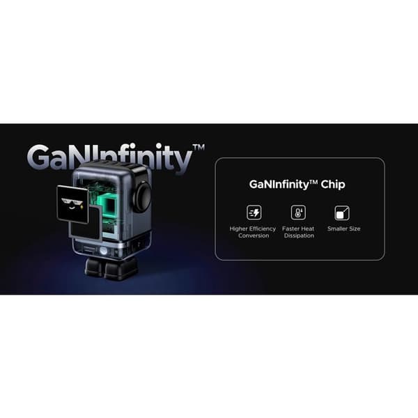 UGREEN 4-porttinen robottivirtalähde - 100W - PD - Musta