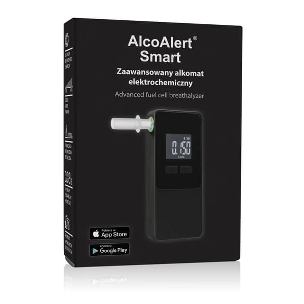 AlcoAlert Smart elektrokemisk alkometer, sort
