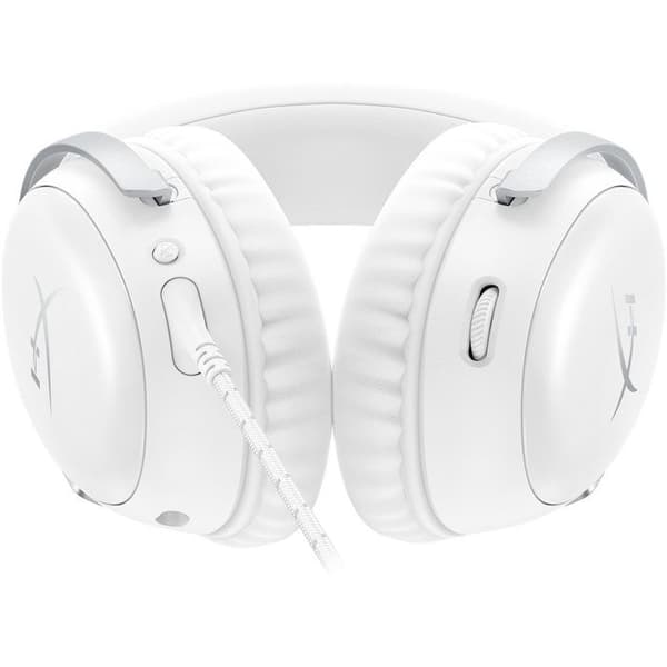 Trådbundet spelheadset - HyperX Cloud III - för PC och konsol - vit
