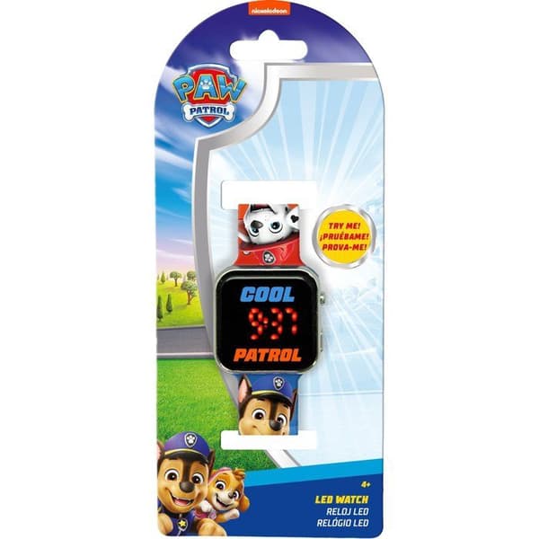 Paw Patrol LED-ur - BØRNEKORT - PW20003