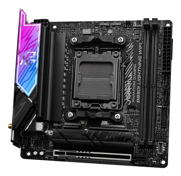 Asrock Phantom Gaming B850I Lightning WiFi AMD B850 Socket AM5 mini-ITX -emolevy