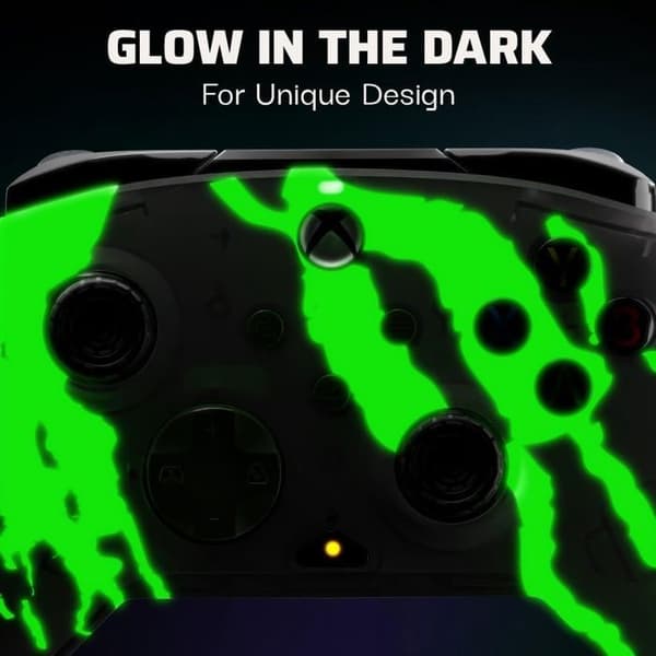 Gamepad - Xbox - Rematch Glow Advanced - Kablet - Jolt Green - PDP